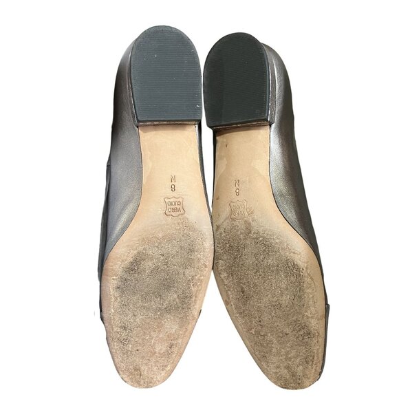 Vaneli Women's Metallic Leather Flats Size 8M Comes with Box - Picture 4 of 8